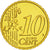 Österreich, 10 Euro Cent, 2004, UNZ, Messing, KM:3085