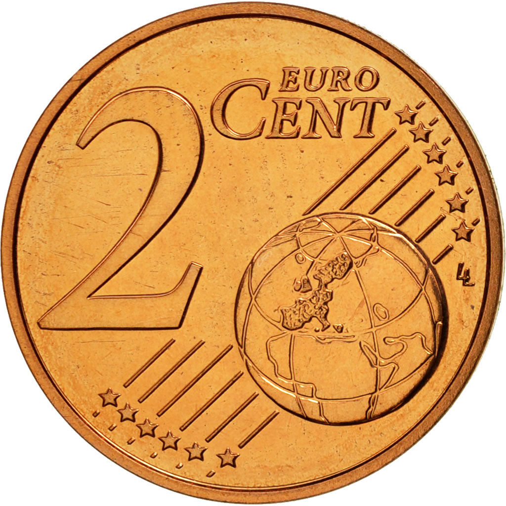 Österreich, 2 Euro Cent, 2004, UNZ, Copper Plated Steel, KM:3083