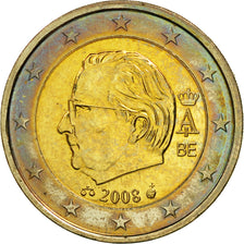 Bélgica, 2 Euro, 2008, SC, Bimetálico, KM:281