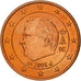 Belgium, 2 Euro Cent, 2008, MS(63), Copper Plated Steel, KM:275