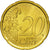 Spain, 20 Euro Cent, 2002, MS(63), Brass, KM:1044