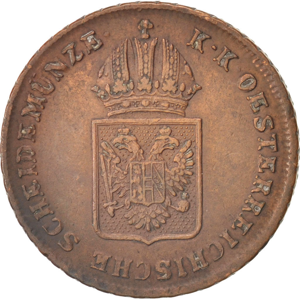 AUSTRIA, Kreuzer, 1816, Vienne, KM #2113, EF(40-45), Copper, 26.6, 8.66
