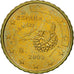 Hiszpania, 10 Euro Cent, 2002, Madrid, MS(63), Mosiądz, KM:1043