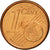 España, Euro Cent, 2002, SC, Cobre chapado en acero, KM:1040