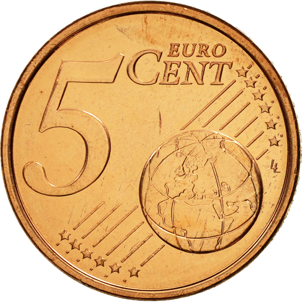 Finland, 5 Euro Cent, 2001, MS(63), Copper Plated Steel, KM:100
