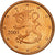 Finlandia, Euro Cent, 2001, SC, Cobre chapado en acero, KM:98