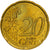 Moneta, Francja, 20 Euro Cent, 2001, Paris, MS(63), Mosiądz, KM:1286