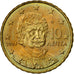 Greece, 10 Euro Cent, 2007, MS(63), Brass, KM:211