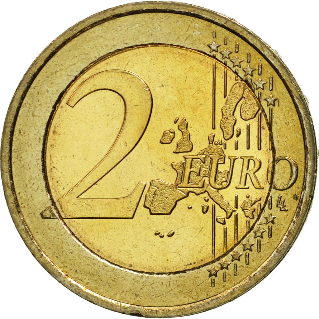 IRELAND REPUBLIC, 2 Euro, 2003, MS(63), Bi-Metallic, KM:39