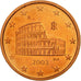 Italy, 5 Euro Cent, 2003, MS(63), Copper Plated Steel, KM:212