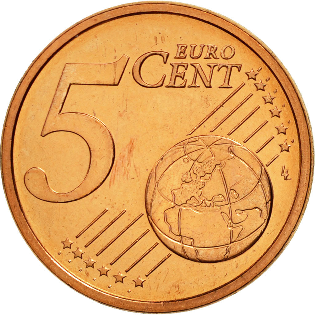 Italy, 5 Euro Cent, 2003, MS(63), Copper Plated Steel, KM:212