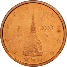 Italy, 2 Euro Cent, 2003, MS(63), Copper Plated Steel, KM:211