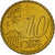 Luxembourg, 10 Euro Cent, 2009, MS(63), Brass, KM:89