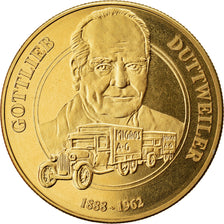 Switzerland, Medal, Gottlieb Duttweiller, Automobile, MS(64), Copper-Nickel Gilt