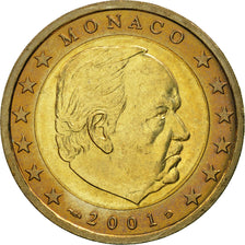 Monaco, 2 Euro, 2001, MS(63), Bi-Metallic, KM:174