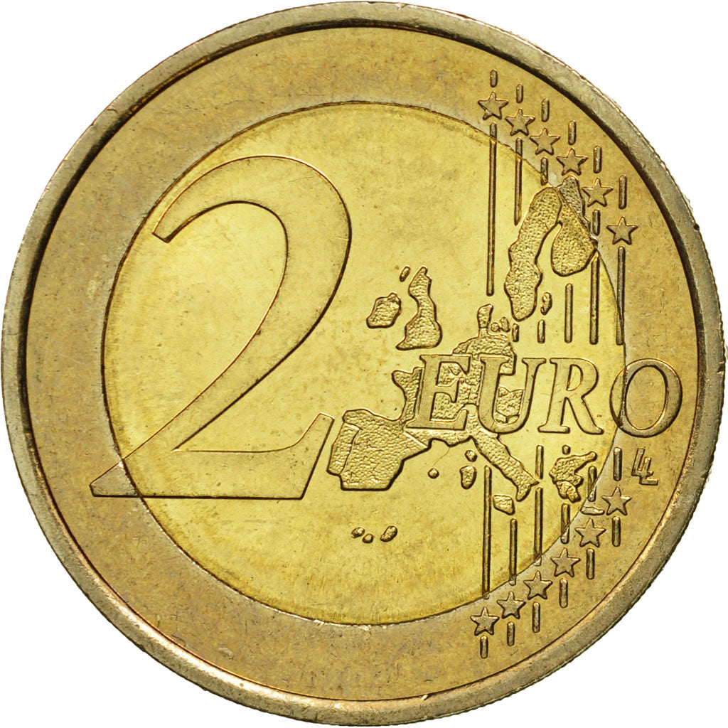 Monaco, 2 Euro, 2001, MS(63), Bi-Metallic, KM:174