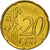 Monaco, 20 Euro Cent, 2001, Paris, MS(63), Mosiądz, KM:171