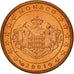 Monaco, Euro Cent, 2001, UNZ, Copper Plated Steel, KM:167
