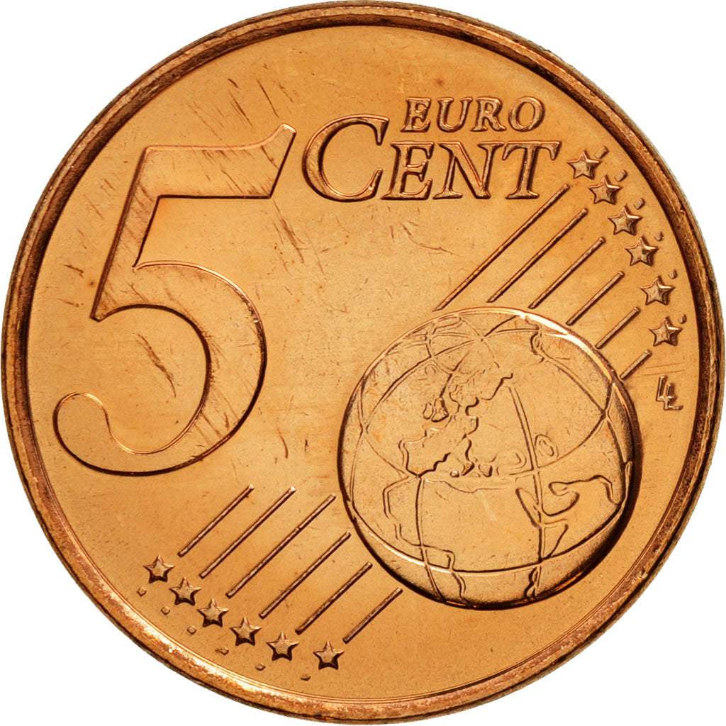 Netherlands, 5 Euro Cent, 2003, MS(63), Copper Plated Steel, KM:236