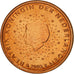 Netherlands, 2 Euro Cent, 2003, MS(63), Copper Plated Steel, KM:235