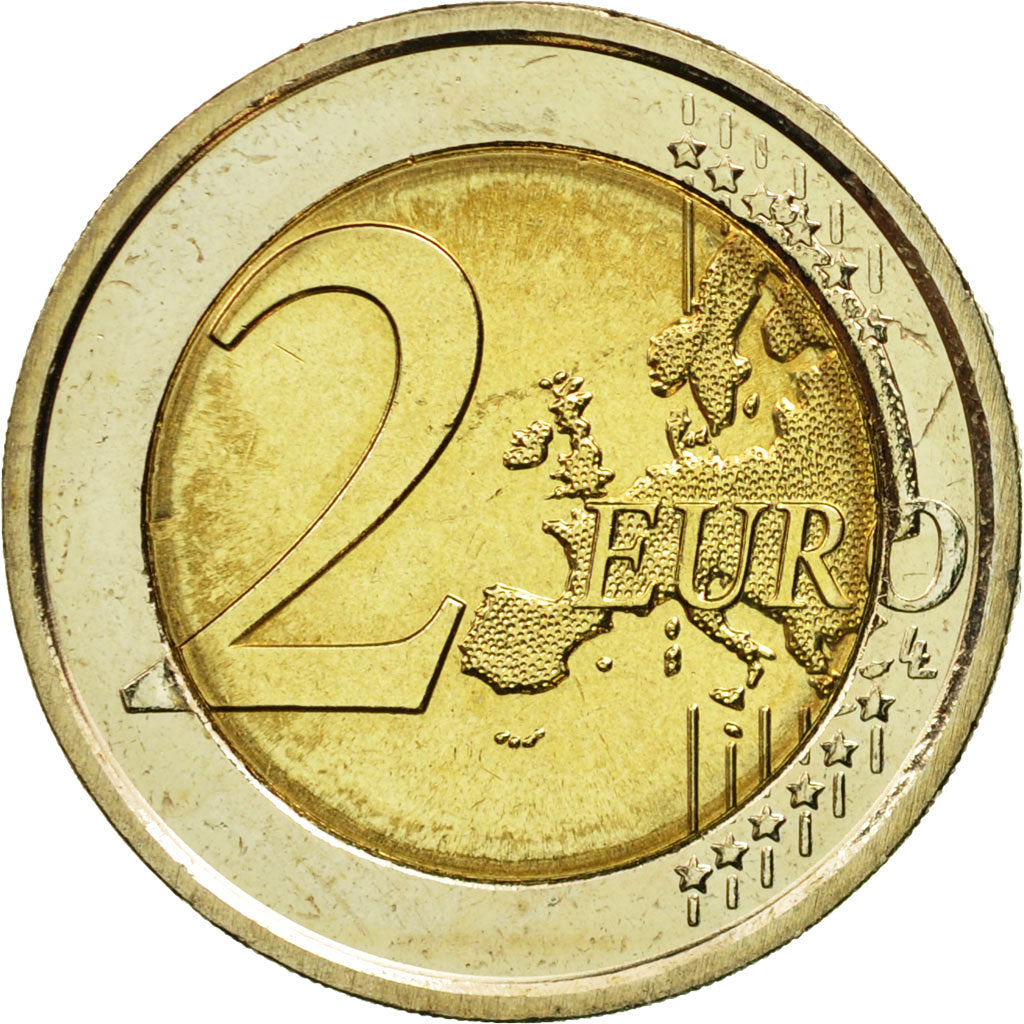 San Marino, 2 Euro, 2010, MS(63), Bi-Metallic, KM:486