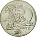 France, 10 Euro, Liberté Astérix, Obélix, 2015, MS(63), Silver