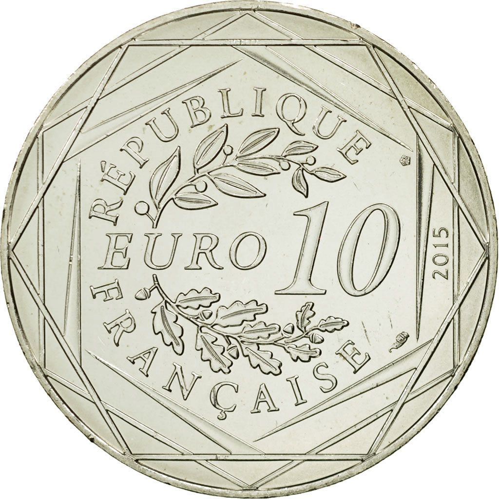 Monnaie, France, 10 Euro, Liberté Obélix, Agecanonix, 2015, SPL, Argent