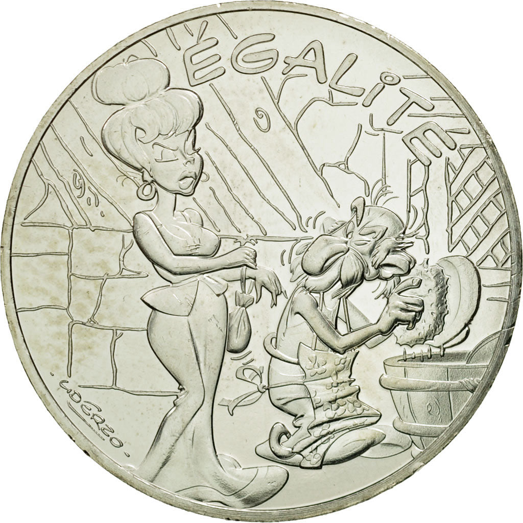 Moneta, Francja, 10 Euro, Egalité Mme Agecanonix, Agecanonix, 2015, Paris