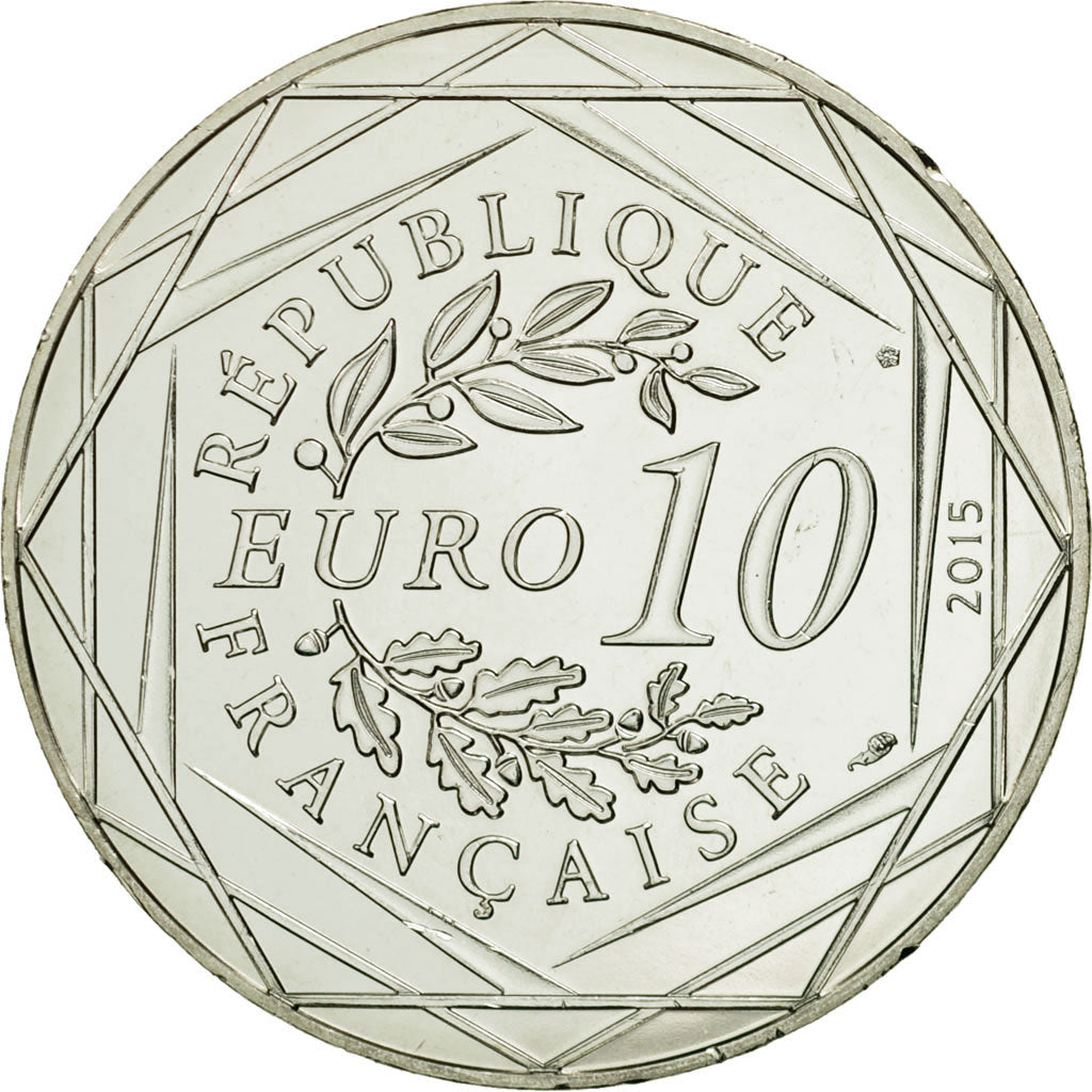 Moneta, Francja, 10 Euro, Egalité Mme Agecanonix, Agecanonix, 2015, Paris