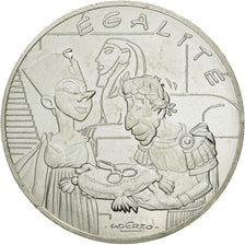 Coin, France, 10 Euro, Egalité, Cléopatre, César, 2015, MS(63), Silver