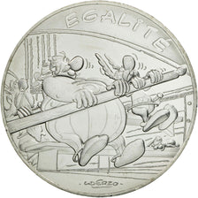 France, 10 Euro, Egalité, Astérix, Obélix, 2015, MS(63), Silver