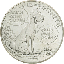 Coin, France, 10 Euro, Fraternité, Idéfix, 2015, MS(63), Silver