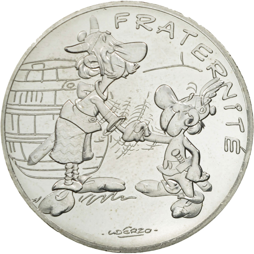 Coin, France, 10 Euro, Fraternité, Astérix chez les Bretons, 2015, MS(63)