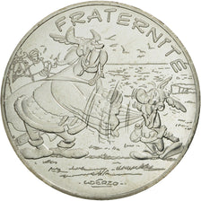 Coin, France, 10 Euro, Fraternité, Astérix, Olaf, 2015, MS(63), Silver