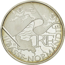 Coin, France, 10 Euro, Basse Normandie, 2010, MS(63), Silver, KM:1647
