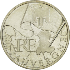 Coin, France, 10 Euro, Auvergne, 2010, MS(63), Silver, KM:1646