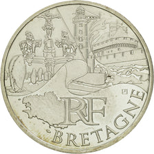 Coin, France, 10 Euro, Bretagne, 2011, MS(63), Silver, KM:1730