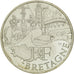 Coin, France, 10 Euro, Bretagne, 2011, MS(63), Silver, KM:1730