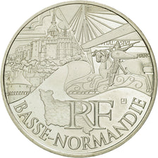Monnaie, France, 10 Euro, Basse Normandie, 2011, SPL, Argent, KM:1729