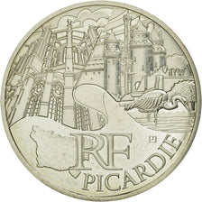 Coin, France, 10 Euro, Picardie, 2011, MS(63), Silver, KM:1745