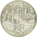 Coin, France, 10 Euro, Picardie, 2011, MS(63), Silver, KM:1745