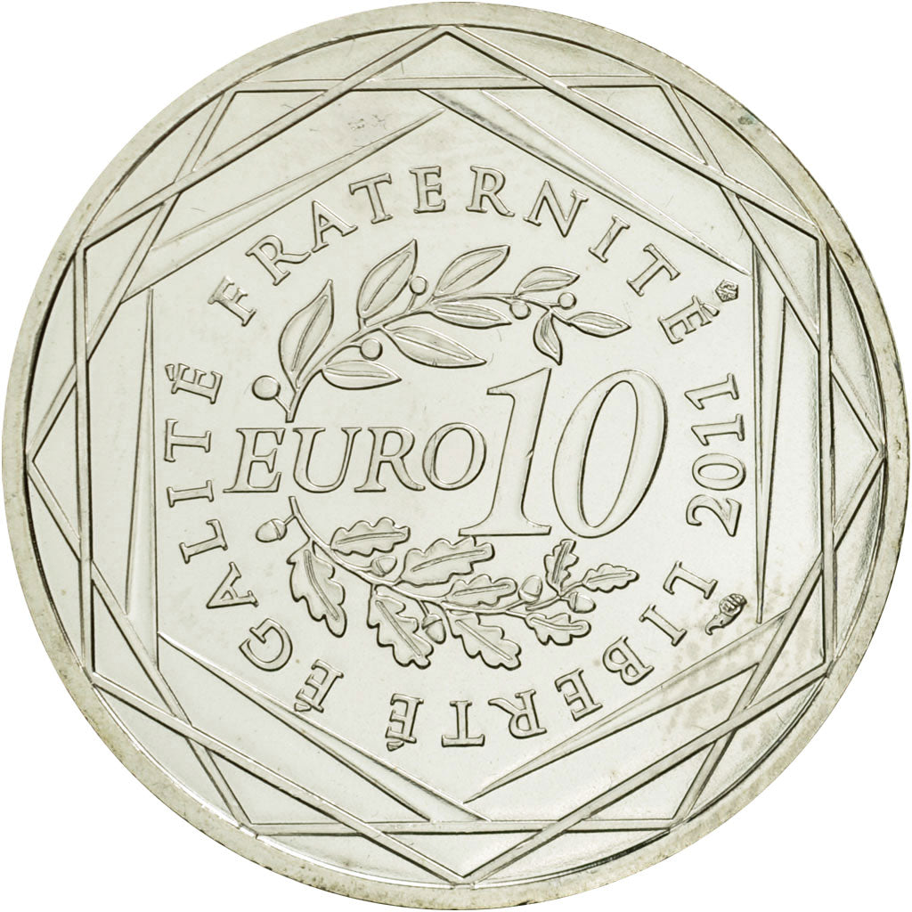 Coin, France, 10 Euro, Picardie, 2011, MS(63), Silver, KM:1745