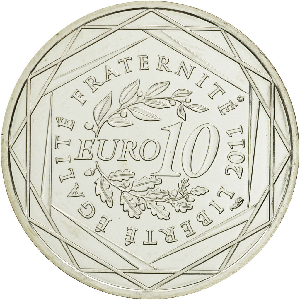 Monnaie, France, 10 Euro, Ile de France, 2011, SPL, Argent, KM:1739