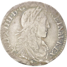 Francia, Louis XIV, 1/12 Écu au buste juvénile, 1/12 ECU, 10 Sols, 1662, Ly...