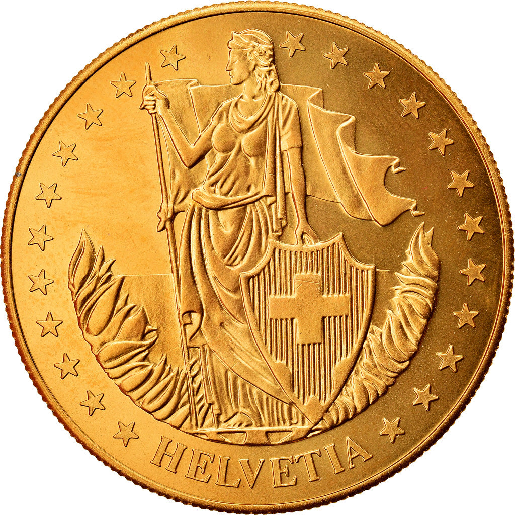 Zwitserland, Medaille, Albert Einstein, Sciences & Technologies, UNC