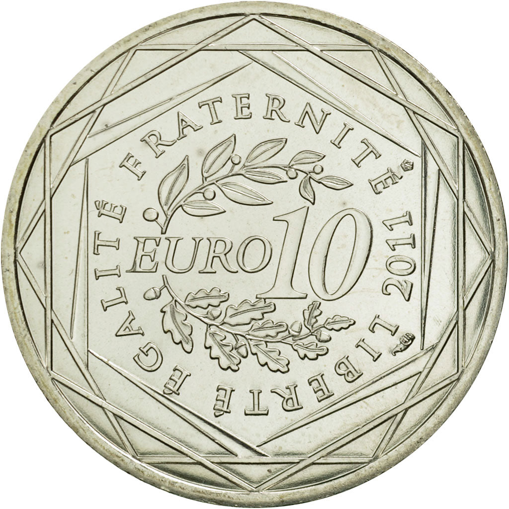 Monnaie, France, 10 Euro, Poitou-Charentes, 2011, SPL, Argent, KM:1748