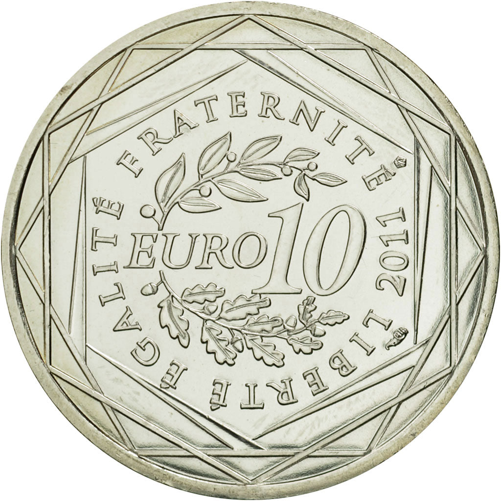 Coin, France, 10 Euro, Limousin, 2011, MS(63), Silver, KM:1742