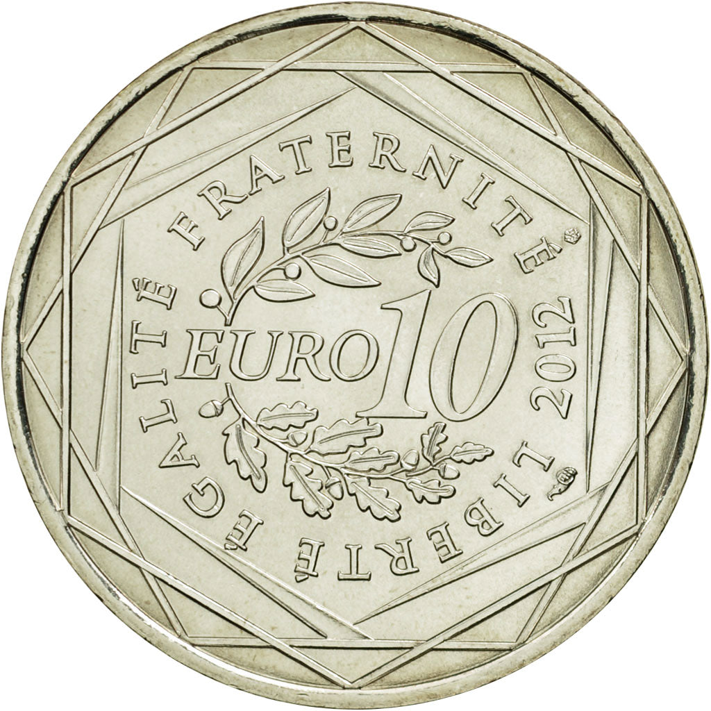 Coin, France, 10 Euro, Bretagne, 2012, MS(63), Silver, KM:1866