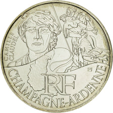 Coin, France, 10 Euro, Champagne-Ardenne, 2012, MS(63), Silver, KM:1869