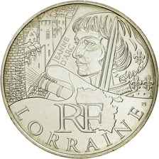 France, 10 Euro, Lorraine, 2012, MS(63), Silver, KM:1888